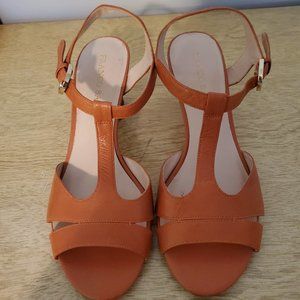 Franco Sarto Leather T-strap heels - Size 9